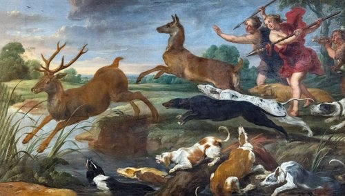 Chasse au cerf par des amazones, 1639, Paul de Vos