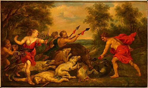 De Kalydonische jacht, 1644, Paul de Vos