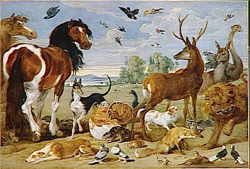 Le Paradis terrestre, 1650, Paul de Vos