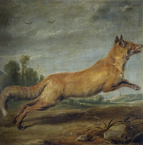 Running fox, 1636, Paul de Vos