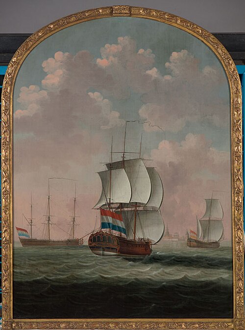 Het fregatschip Esequebo Societeit ter rede van Vlissingen, 1772, Engel Hoogerheyden