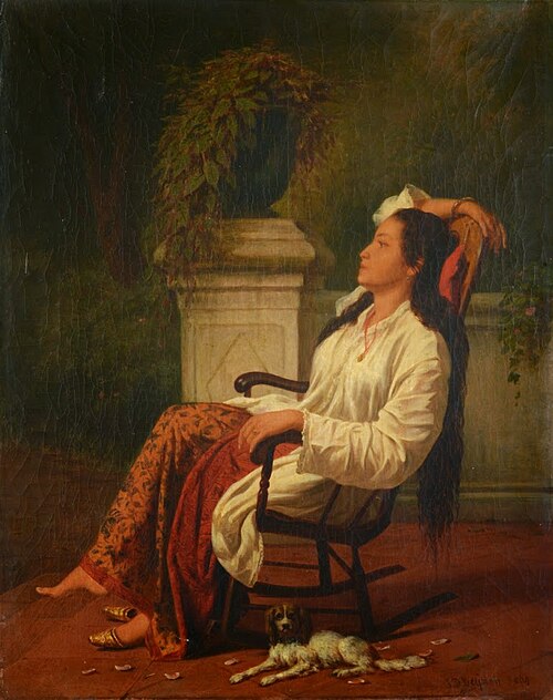 Day dreaming, 1869, Jan Daniel Beynon