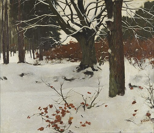 Bos in de sneeuw, 1894, Willem Witsen