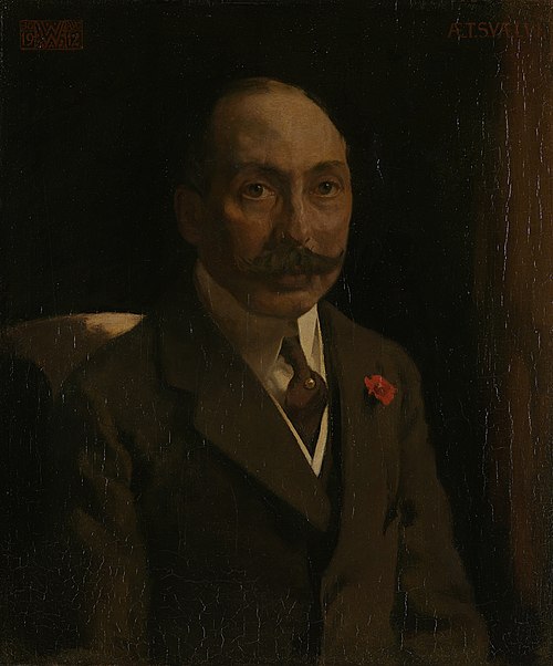 Andries van Wezel (1856–1922). Koopman te Antwerpen, legateerde in 1922 zijn schilderijenverzameling, 1912, Willem Witsen