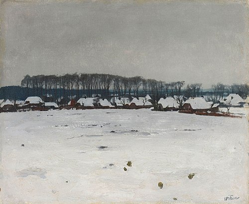 Paysage d'hiver, 1903, Willem Witsen