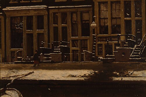 Gevels aan de Oude Waal, 1913, Willem Witsen