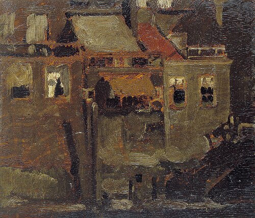 Huizen te Dordrecht, 1898, Willem Witsen