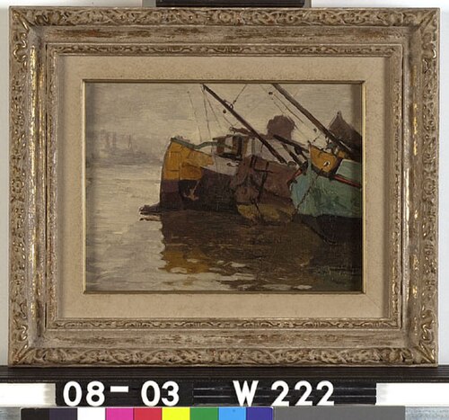 Schuiten op het IJ, 1901, Willem Witsen
