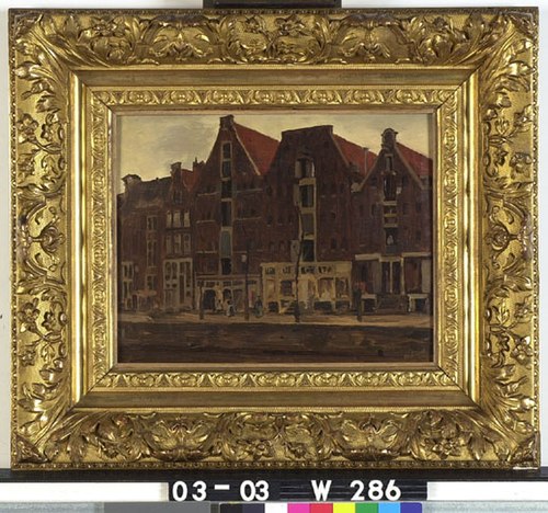Pakhuizen bij Oude Schans (?), 1900, Willem Witsen