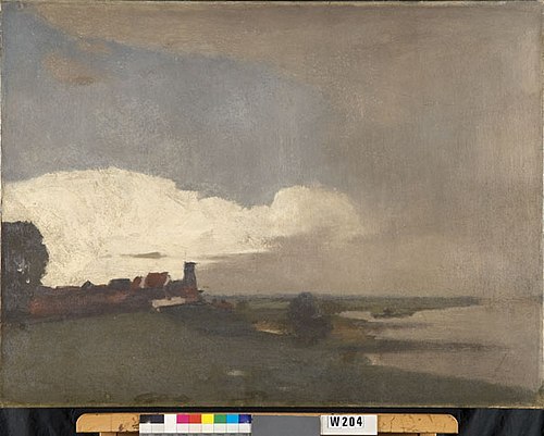 Gezicht op Wijk bij Duurstede, 1900, Willem Witsen