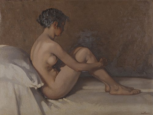 Naaktstudie Jeanne Freeken, 1918, Willem Witsen