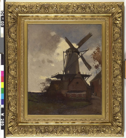 Molen bij Wijk bij Duurstede, 1906, Willem Witsen