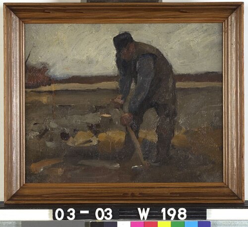 Spittende boer, 1901, Willem Witsen