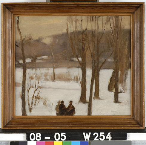 Sneeuw in het Oosterpark, 1901, Willem Witsen