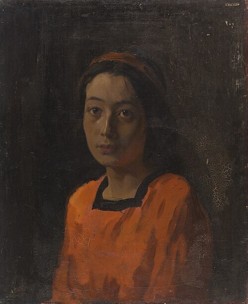 Portret van Wilma Knaap, 1906, Willem Witsen
