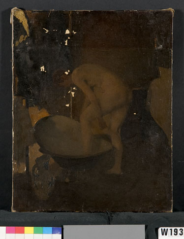 Naakt bij het voetbad, 1890, Willem Witsen