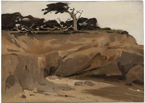 Zanderij bij Monteray Californie, 1915, Willem Witsen