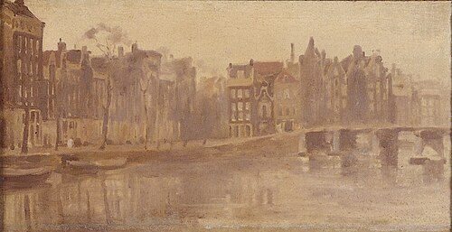 De Oude Waal bij de Bantammerstraat, 1901, Willem Witsen