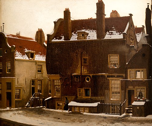 Kromboomsloot in Amsterdam, 1906, Willem Witsen