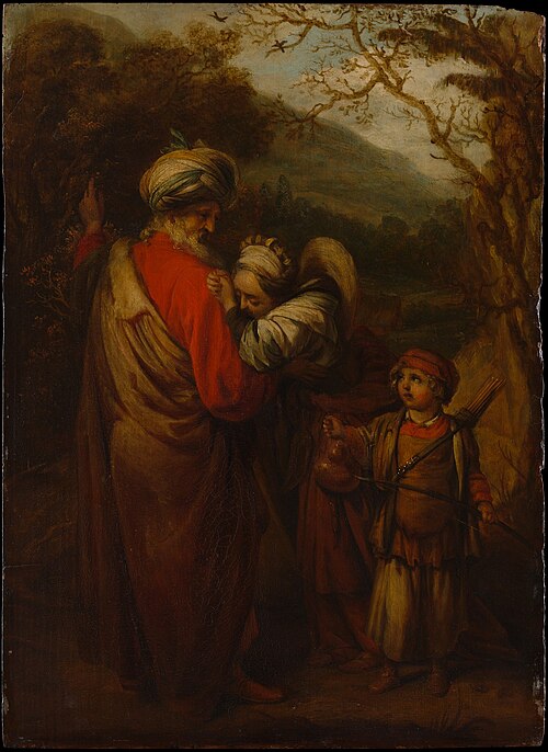 Abraham Dismissing Hagar and Ishmael, 1658, Barent Fabritius