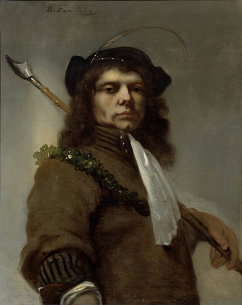 Self-portrait in Shepherd's Clothing, 1655, Barent Fabritius