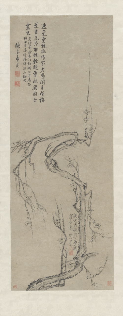 弘仁梅花轴, , Hong Ren