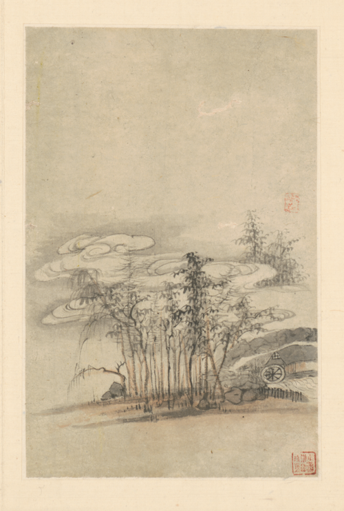 弘仁山水图册, , Hong Ren