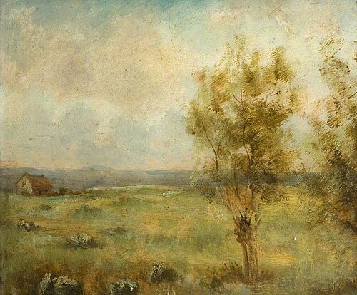 Landscape from the Area of Pont-de-Vaux, , Antoine Chintreuil
