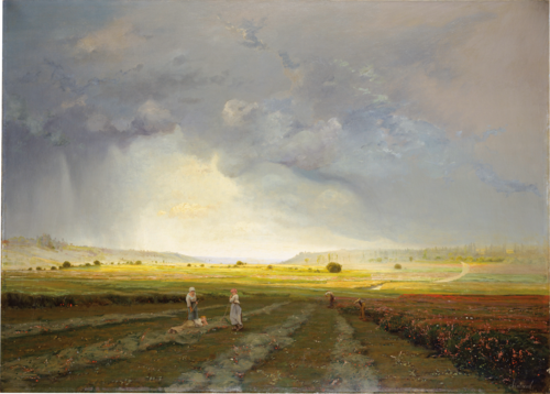The Rain Shower, 1868, Antoine Chintreuil