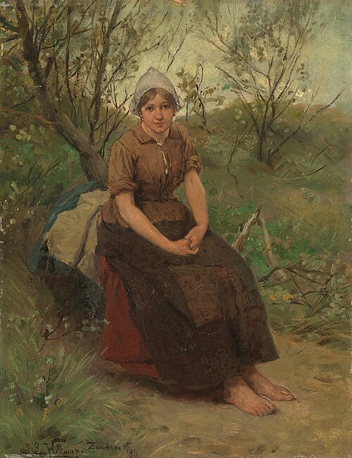 Zandvoortse vrouw, 1886, Ernst Witkamp