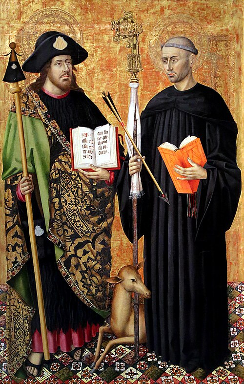 St James and St Giles Abad, 1450, Jaume Baçó Escrivà