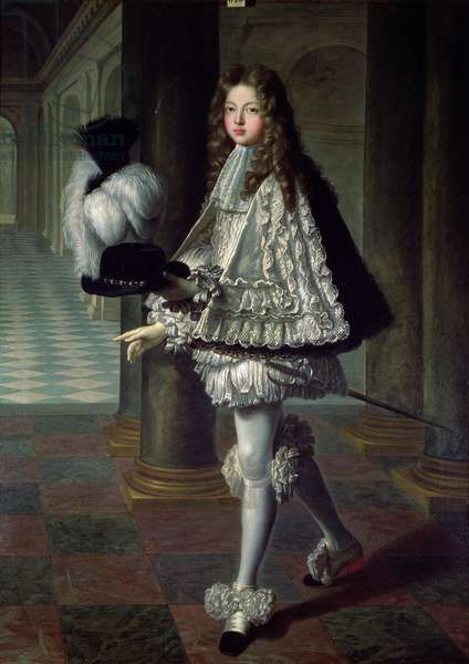 Portrait du comte de Toulouse en costume de Novice de l'ordre du Saint-Esprit, 1693, Louis de Boullogne
