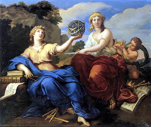 Uranie et Melpomène, 1680, Louis de Boullogne