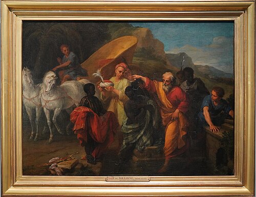 Baptême de l'eunuque de Candace, 1705, Louis de Boullogne