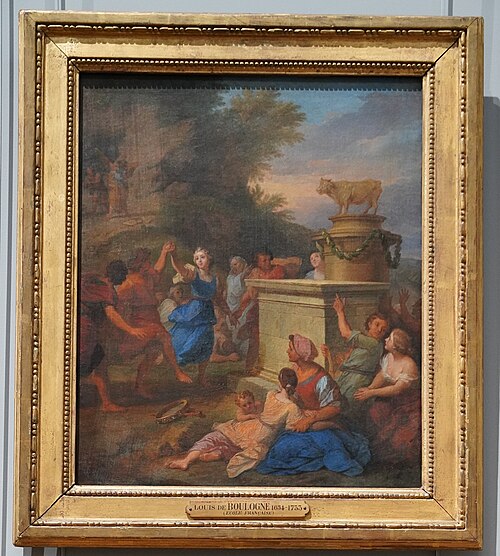 L'Adoration du Veau d'or, 1696, Louis de Boullogne