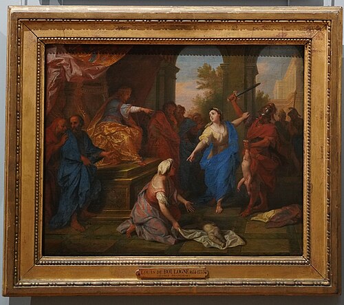 Le Jugement de Salomon, , Louis de Boullogne