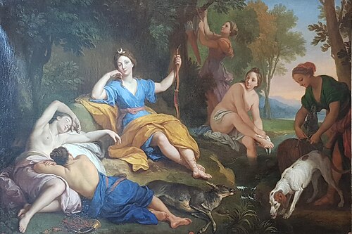 Diane et ses compagnes se reposant après la chasse, 1707, Louis de Boullogne