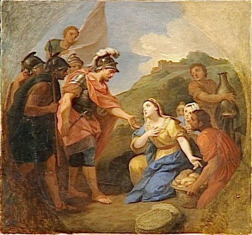 Abigaïl donnant des pains à David, 1700, Louis de Boullogne