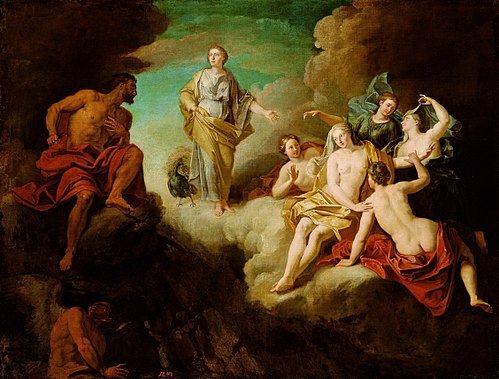 Junon demande à Eole de libérer les vents, 1727, Louis de Boullogne