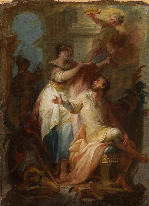 Die Heiligen Theodora von Alexandrien und Didymus, , Johann Wolfgang Baumgartner