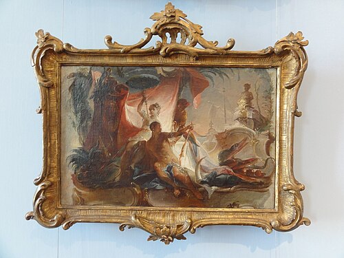 America, 1754, Johann Wolfgang Baumgartner
