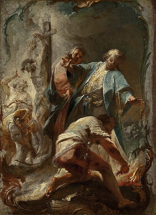 Scenes from the Life of Saint Arianus, 1755, Johann Wolfgang Baumgartner