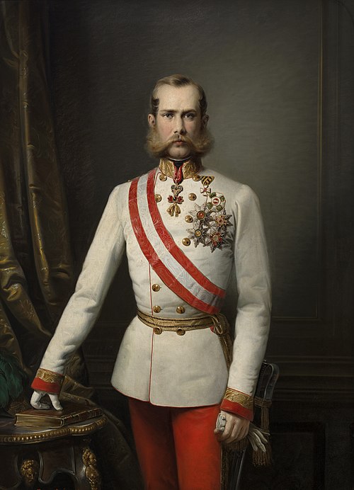 Portrait of Franz Joseph I, 1862, Franz, II Russ