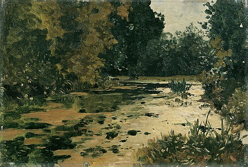 Waldtümpel, 1885, Adolf Gustav Ditscheiner