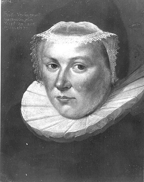 Bildnis der Sophie Preylin, genannt Wachsmutin, 1610, Georg Pecham