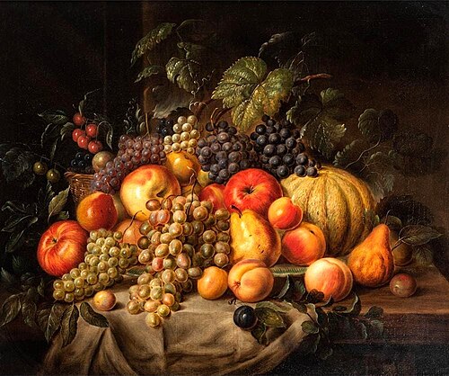 Still Life with Fruit, , Frederick Batcheller