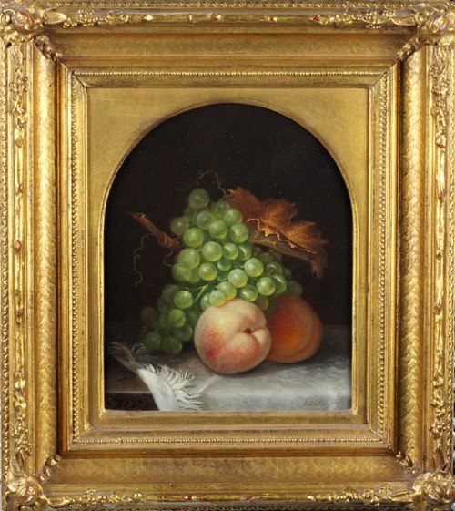 Peaches and Grapes, 1863, Frederick Batcheller