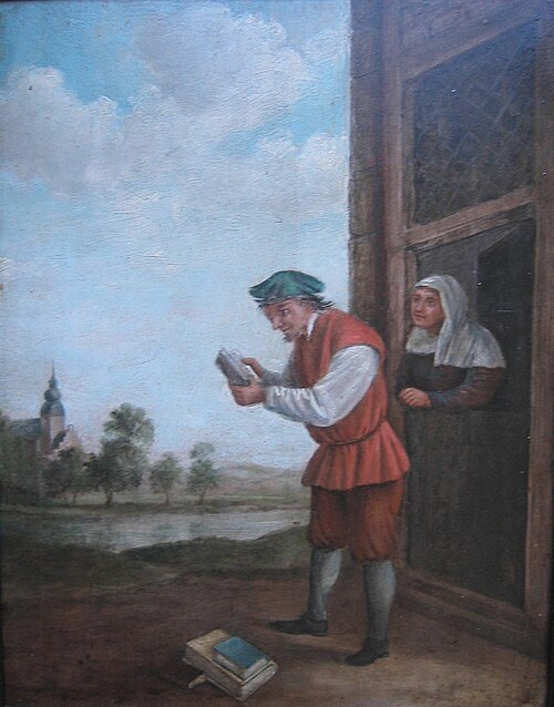 The Book Seller, 1858, Johannes Hubertus Cuypers