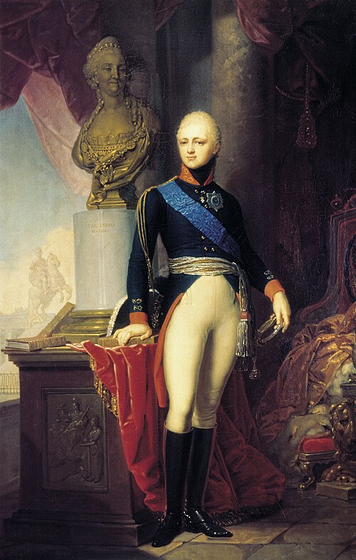 Portrait of Grand Duke Alexander Pavlovich of Russia, 1803, Vladimir Borovikovski