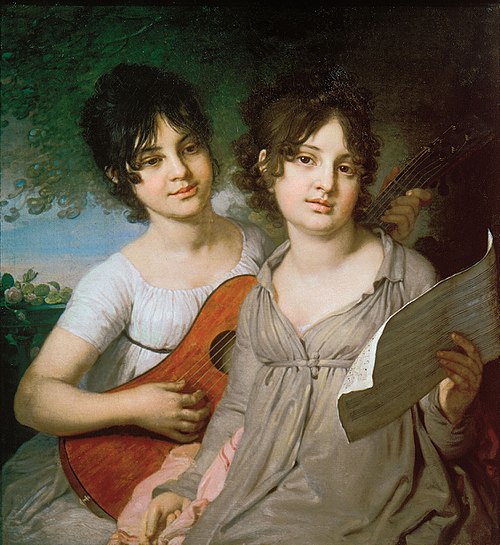 Anna and Varvara Gagarin, 1802, Vladimir Borovikovski